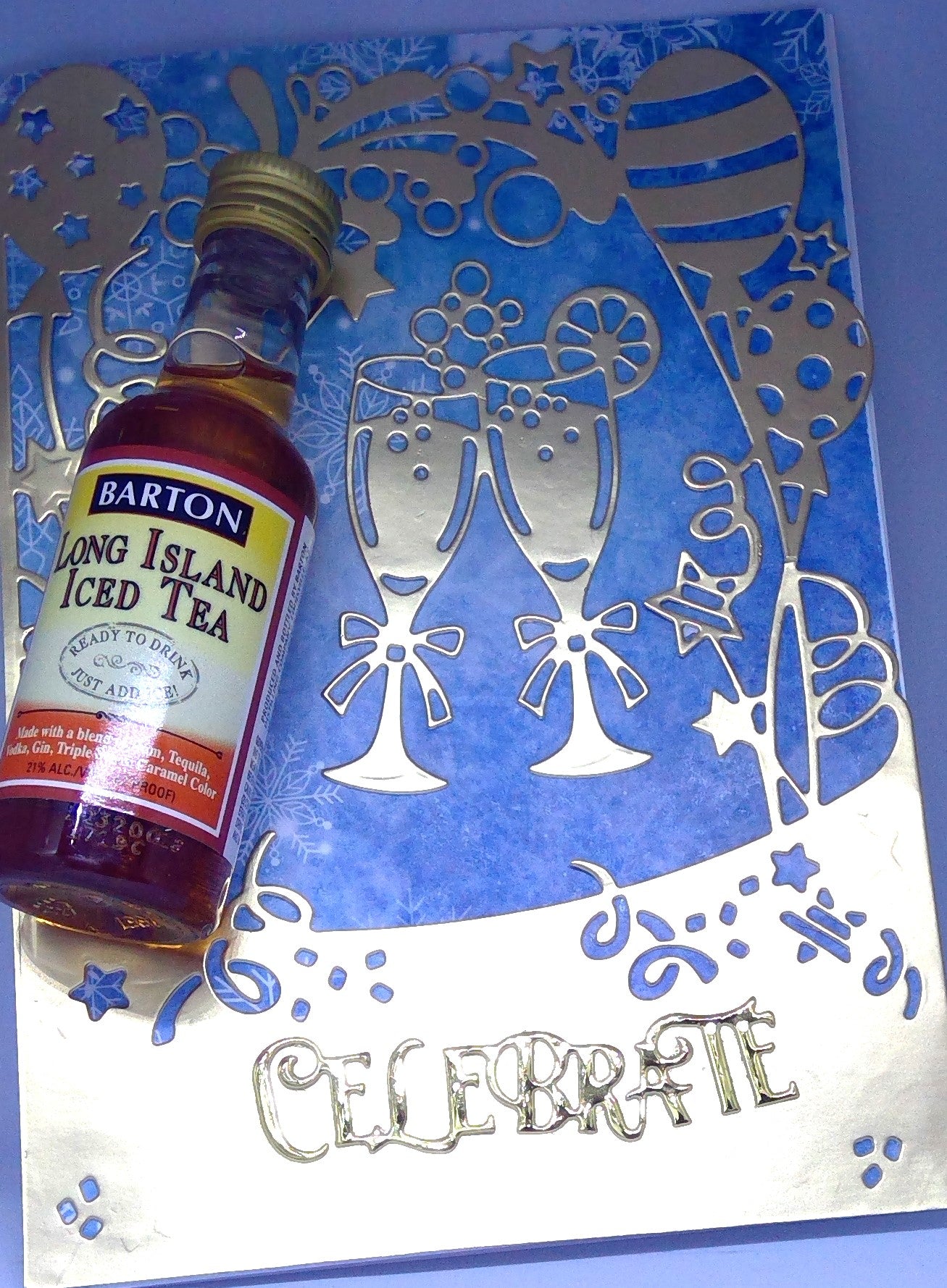Celebrate Alcohol Card with Gift Bag