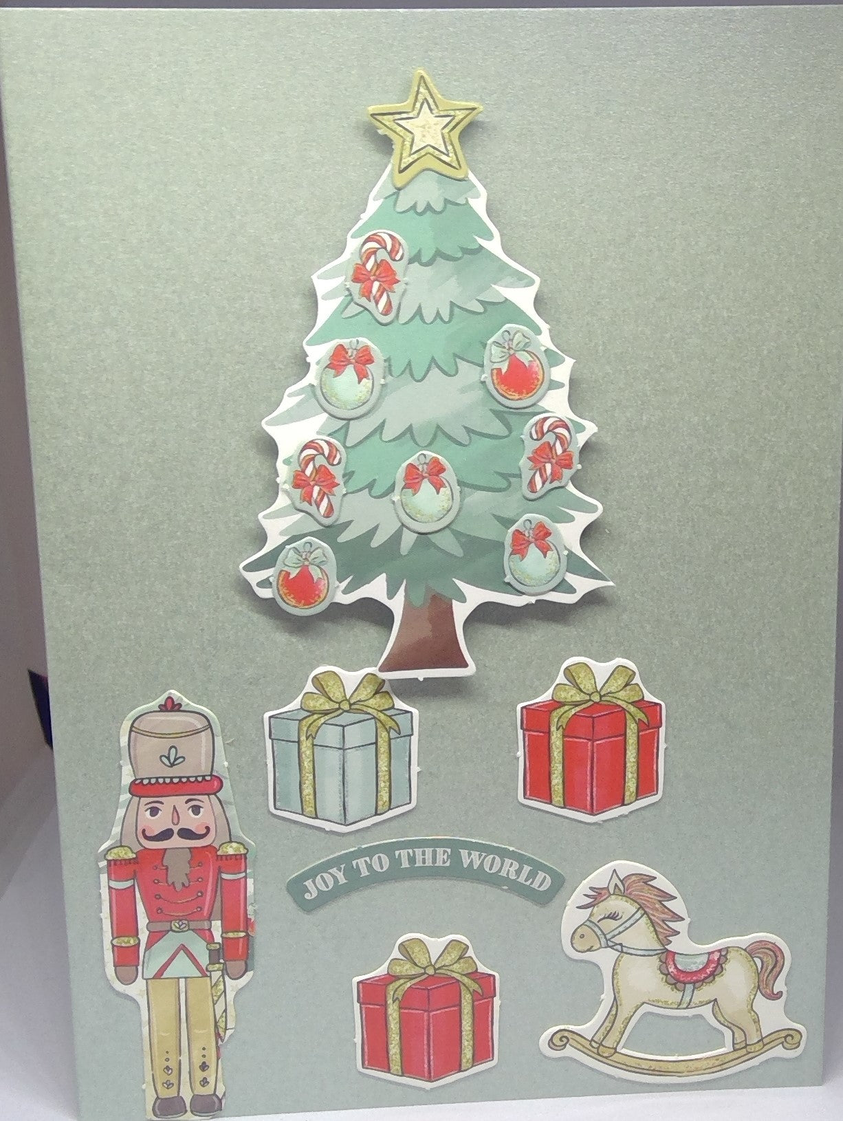 Christmas Tree with Nutcracker and Rocking Horse