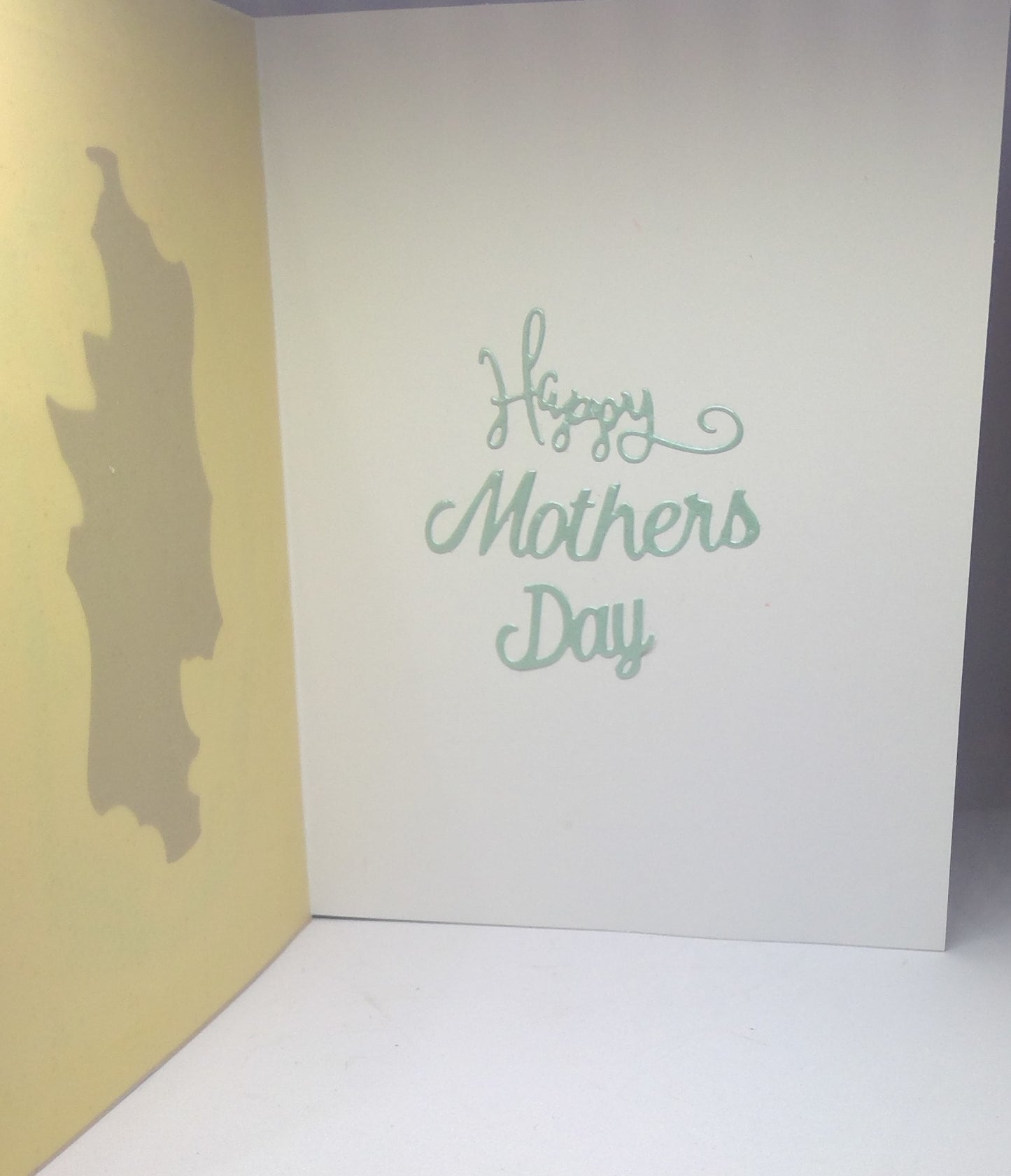 Hand colored Mother's Day Card