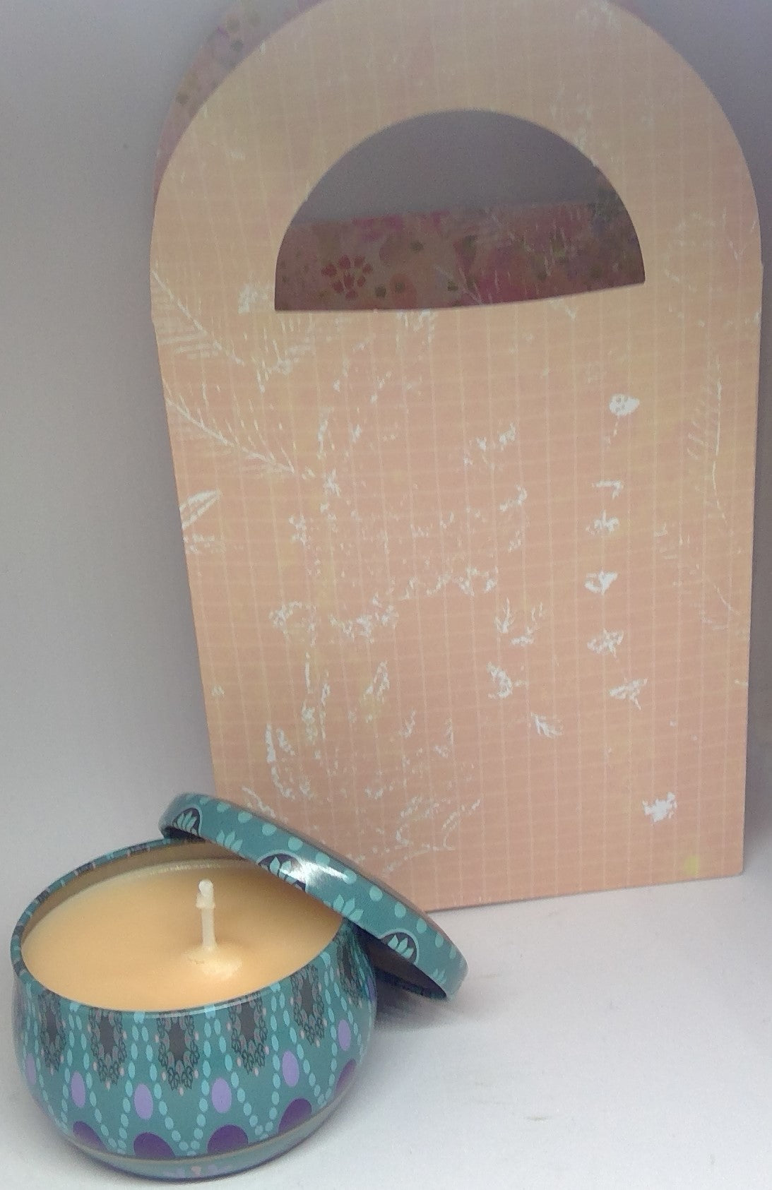 Candle and Handmade bag