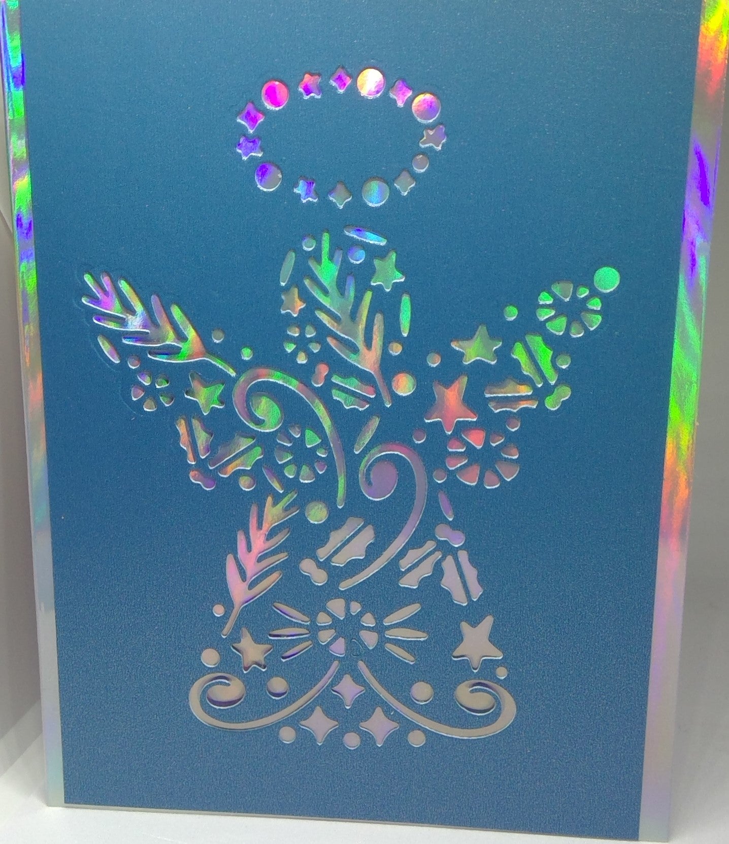 Holographic Angel Card