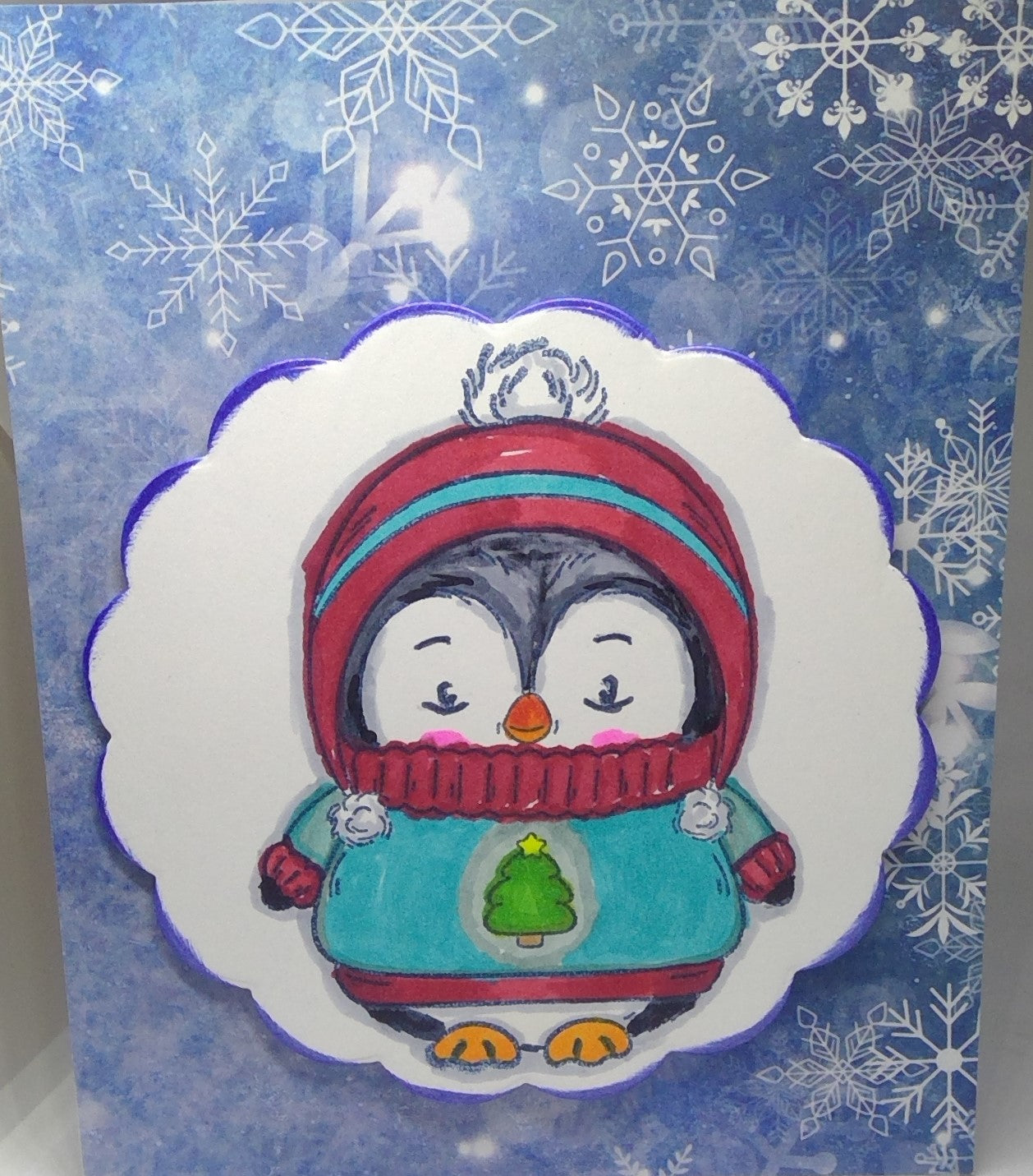Penguin in Sweater Cards