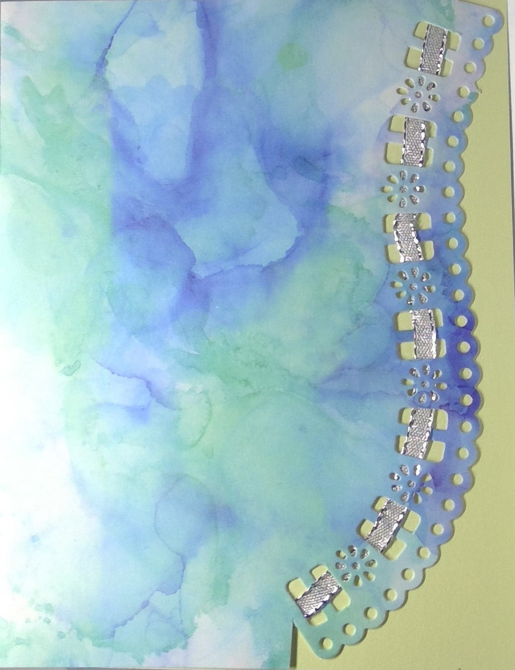 Ribbon Threaded Notecard