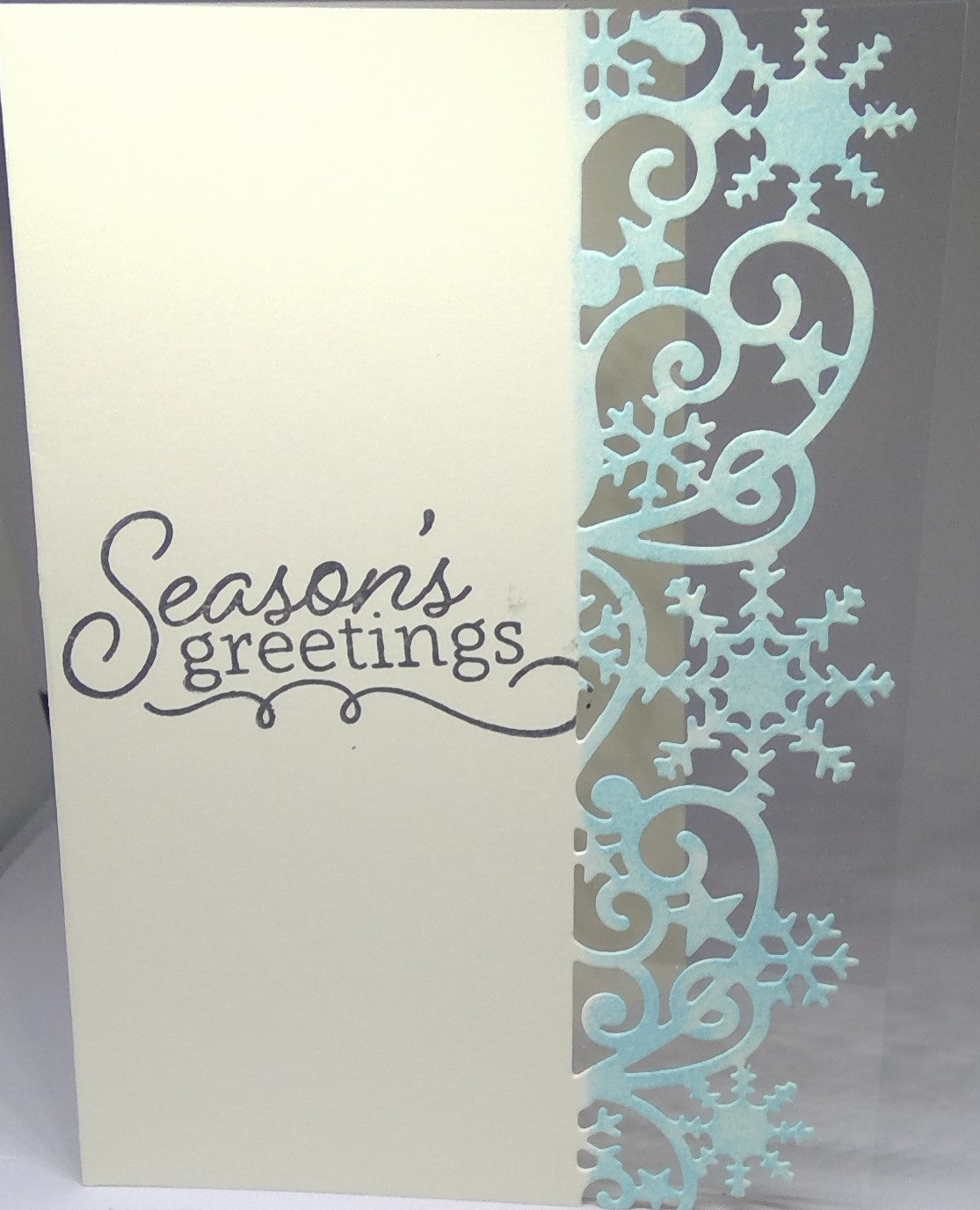 Snow Flake Season's Greeting Card