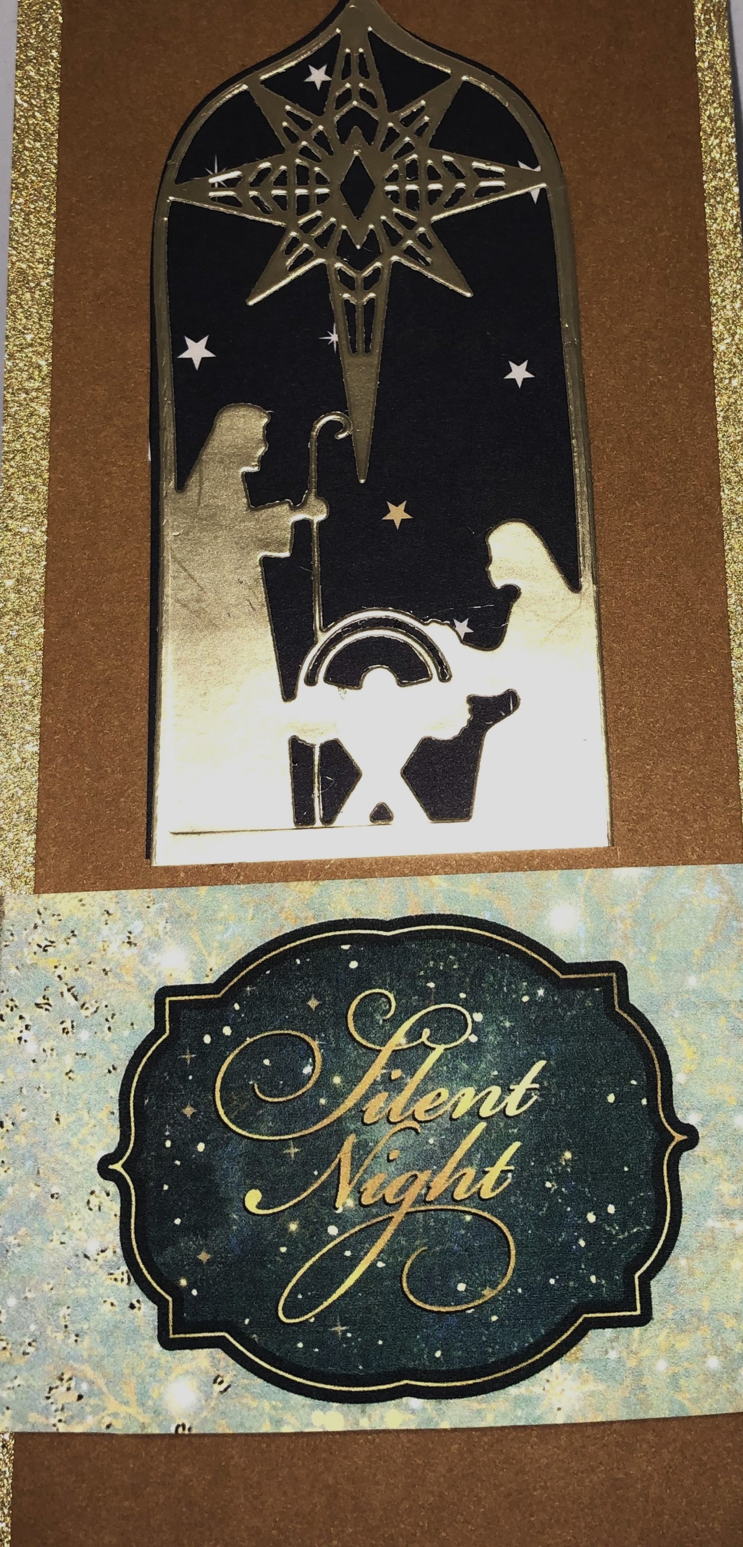 Slimline Card Holy Family Silent Night