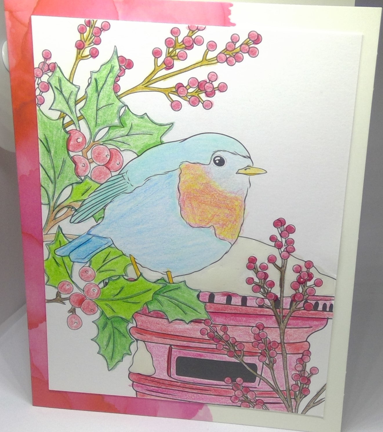 Winter Robin Notecard