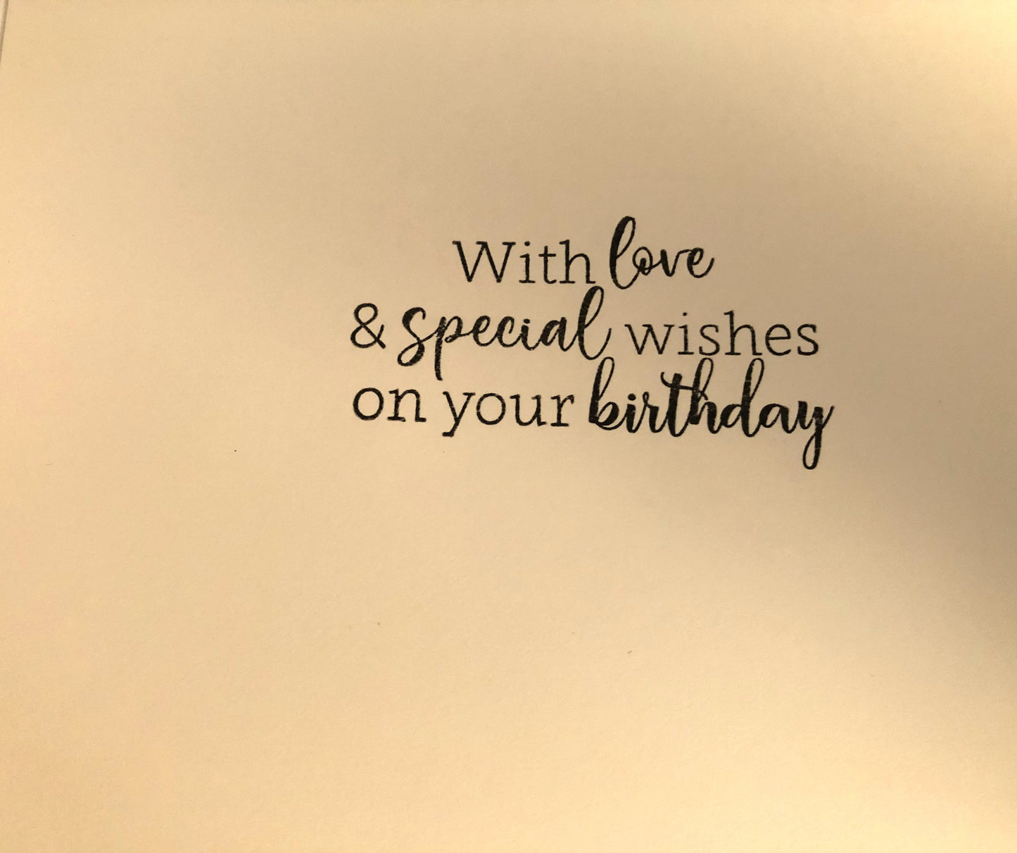Age -Specific Birthday Card