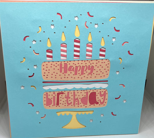Happy Birthday Layered Card