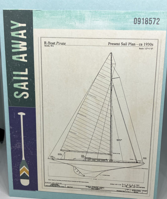Sail Away Notecard